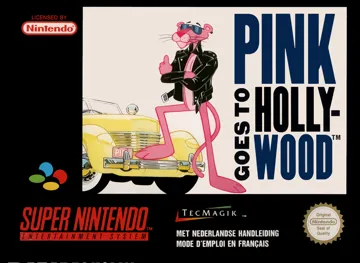 Pink Goes to Hollywood (Europe) box cover front